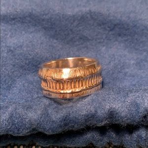 Mignon Faget Sterling Silver Scarred Node Ring